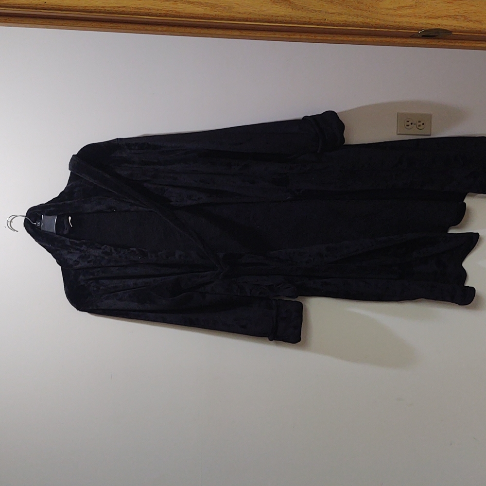 Luxurious Black Bathrobe